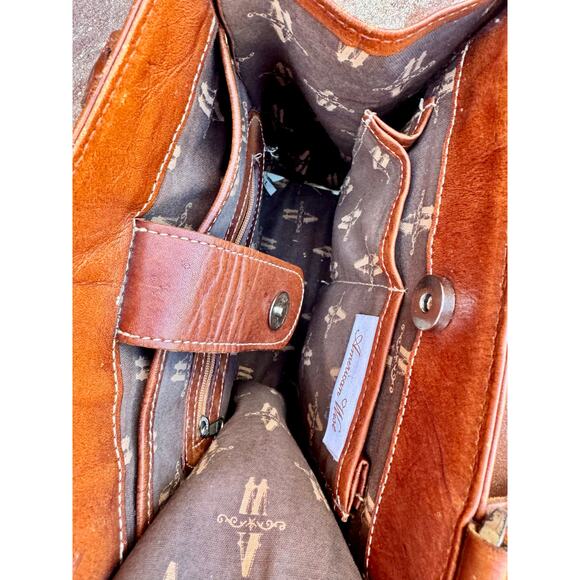 American West Tooled Leather Western Purse – 10x8.5 – Great Condition 👜🤠 - Picture 6 of 11